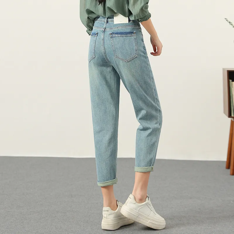 YUNGE Jeans Women's Blue-3