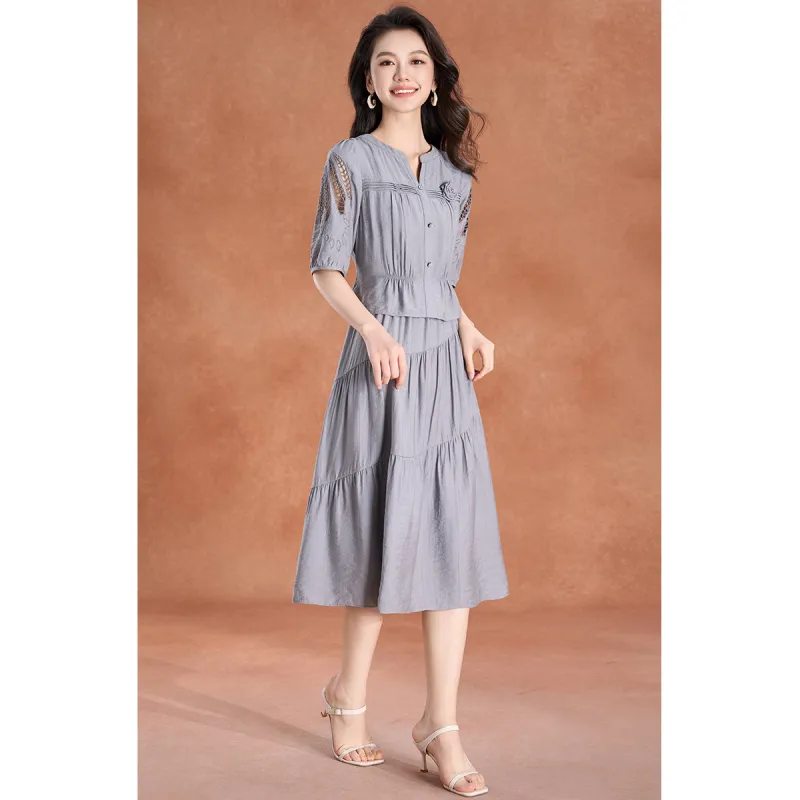 Mylan Short Sleeved Dress Women's-3
