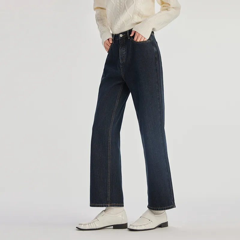 ERAL Jeans Women's Navy Blue-3