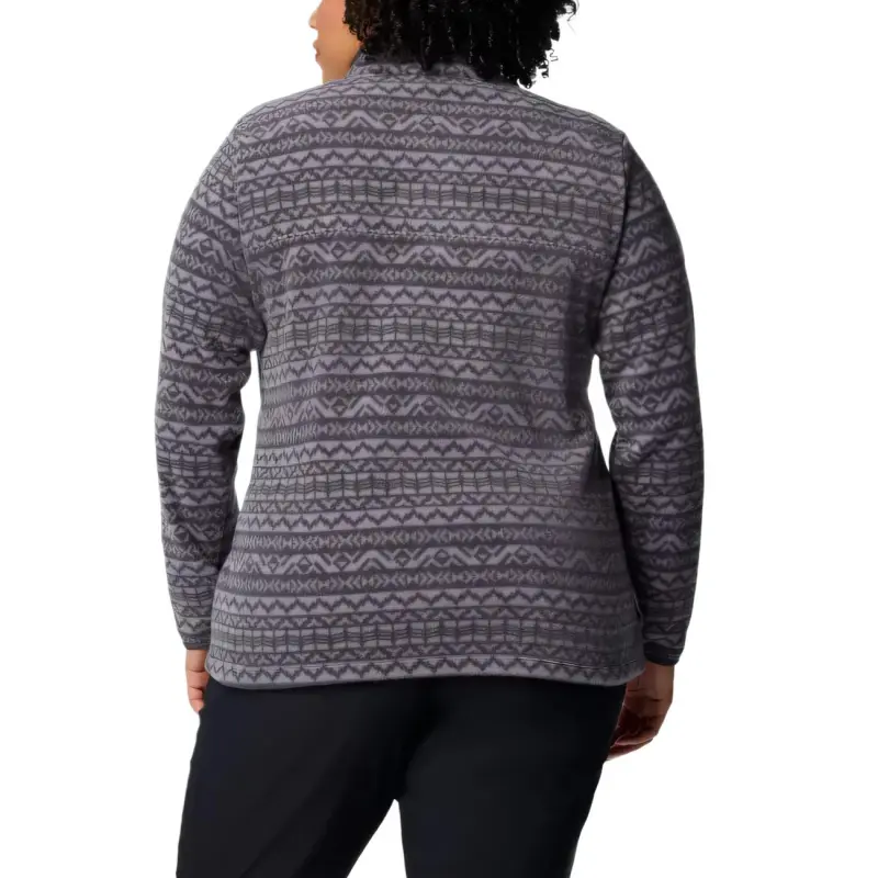 Columbia Benton Cashmere Sweater Women's Gray Print-1