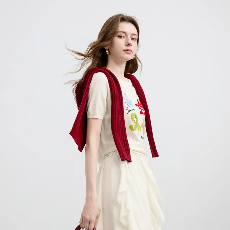 3COLOUR Knitwear Women's Ecru-4