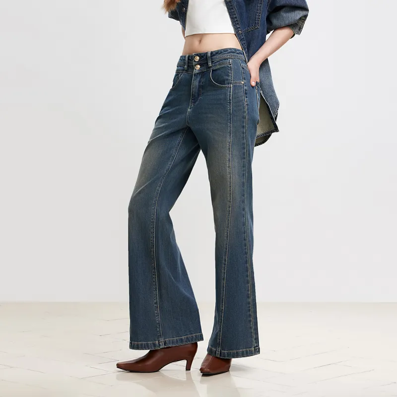 ONLY Jeans Women's Washed Denim Blue-2
