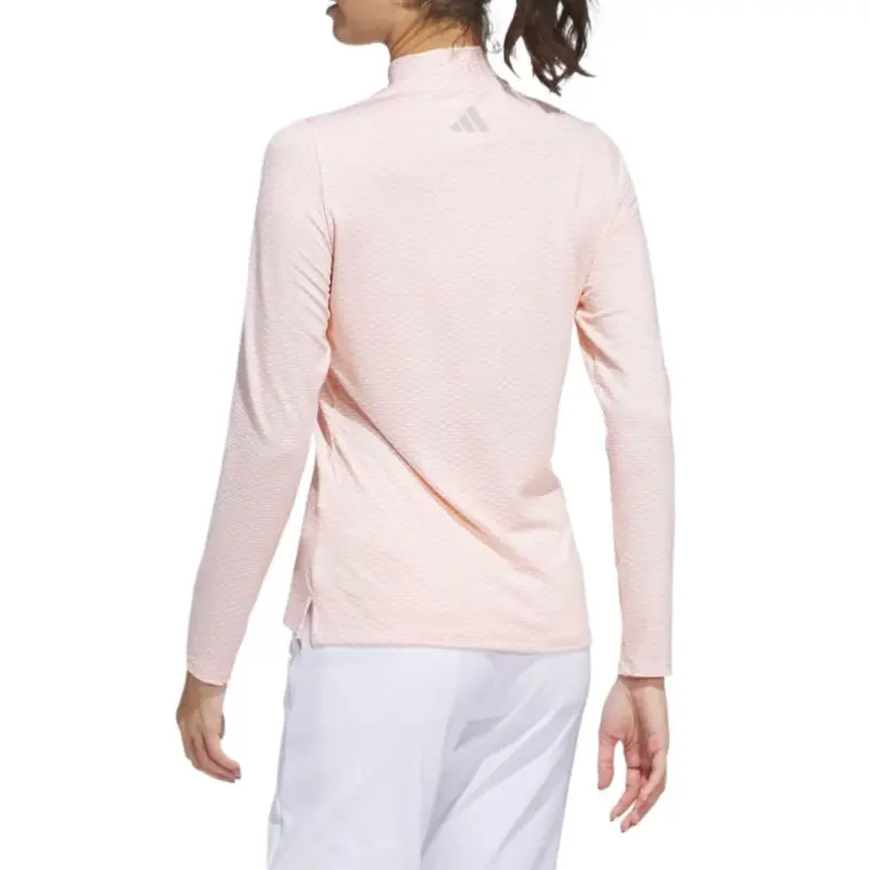 Adidas Free Shipping With AdiClub Beyond Two Tone Mesh Mock Shirt-2