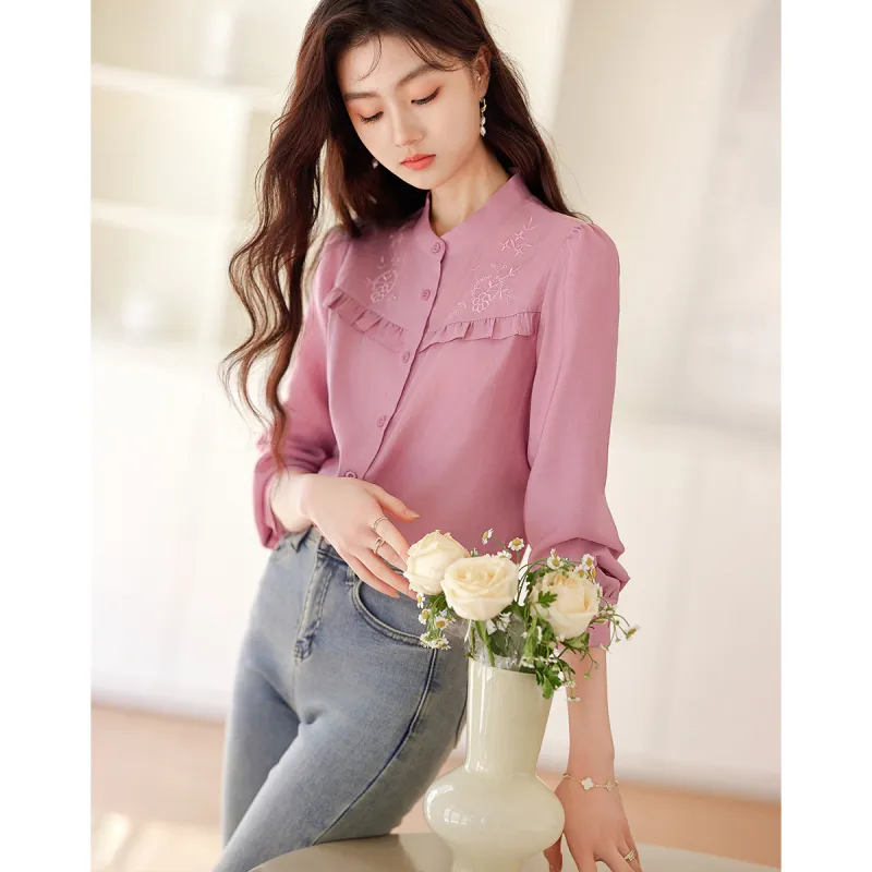 Like The Age Of Water Shirt Women's Purple-3