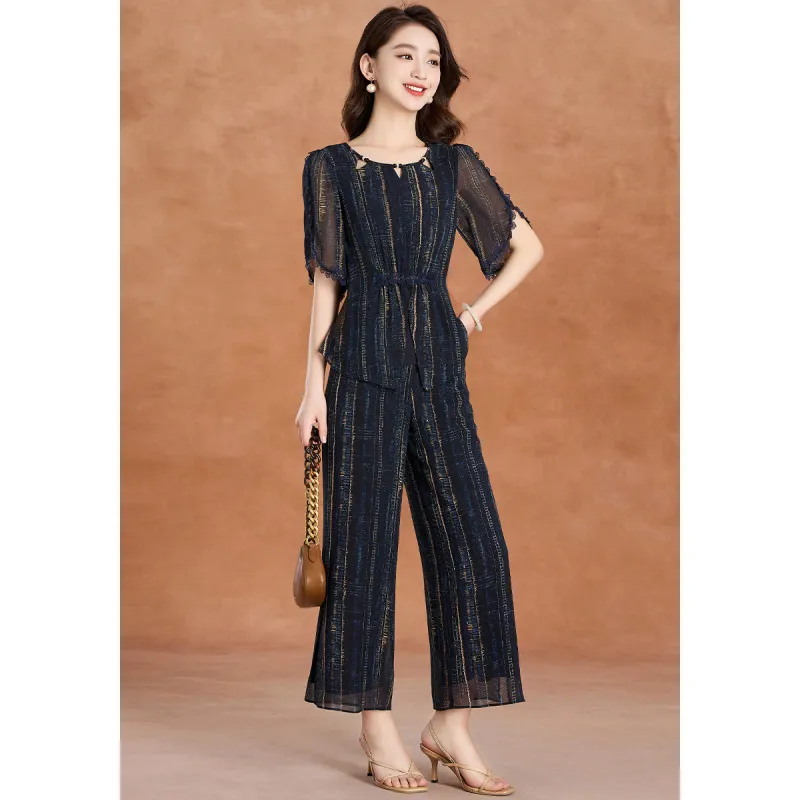 Mylan Casual Suits Women's Navy Blue Collection Brand, Stay Updated With Activity Alerts-7