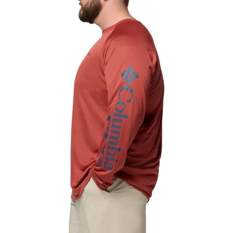 Columbia PFG Terminal Tackle Shirt Men's Dusty Red-2