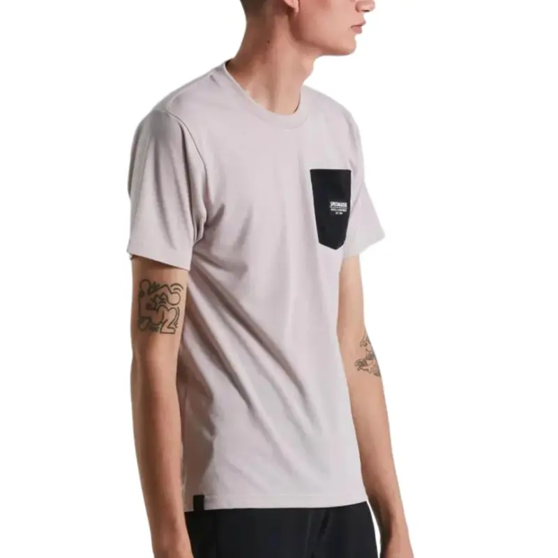 SPECIALIZED T Shirt Men's Light Gray 070-2