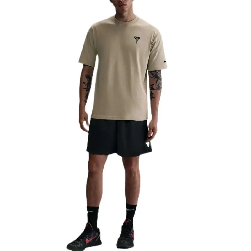 Nike T Shirts Men Khaki-1