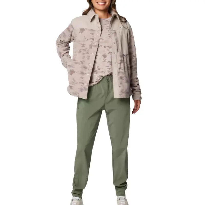 Columbia PFG Uncharted Velvet feel Coat Women's Gray-3