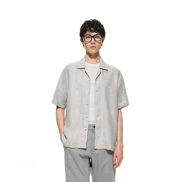 CROQUIS Black Thread Shirts Men-7