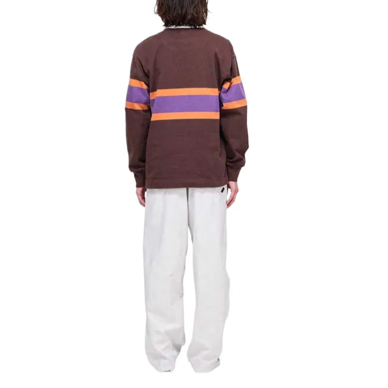 Gramicci Rugby Jersey Unisex Brown-5