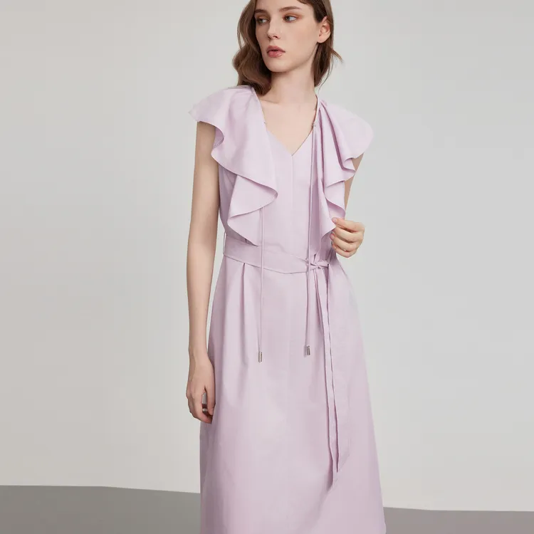 ELLE Sleeveless Dresses Women's Lilac-5