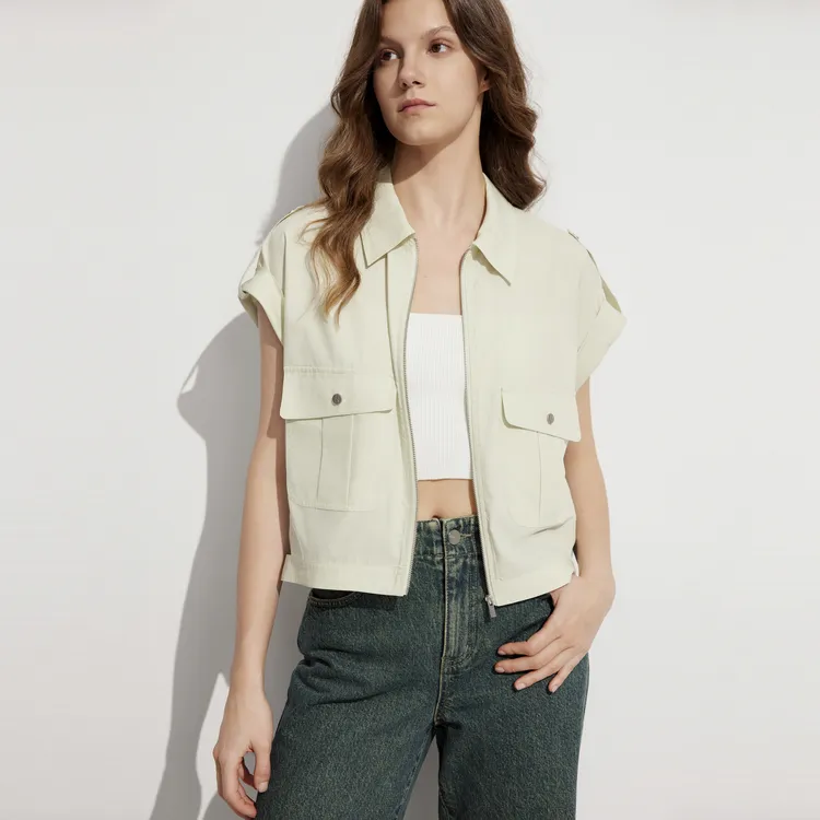 ELLE Shirts Women's Light Green-1
