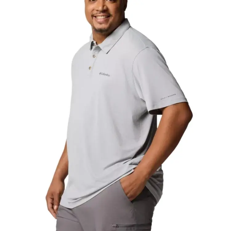 Columbia Tech Trail Polo Shirt Men's Colombia Gray-2