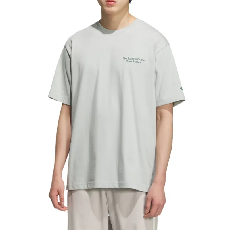 Adidas GFX SHORT SLEEVE T Shirt Men's Miracle Silver-1