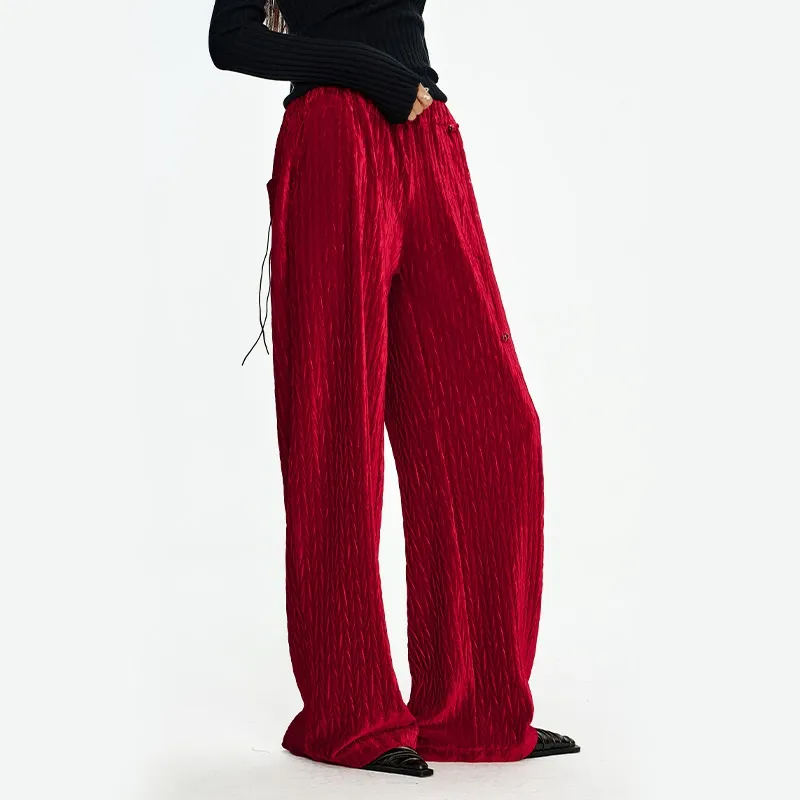 ELF SACK Casual Wide Leg Pants Women's-8