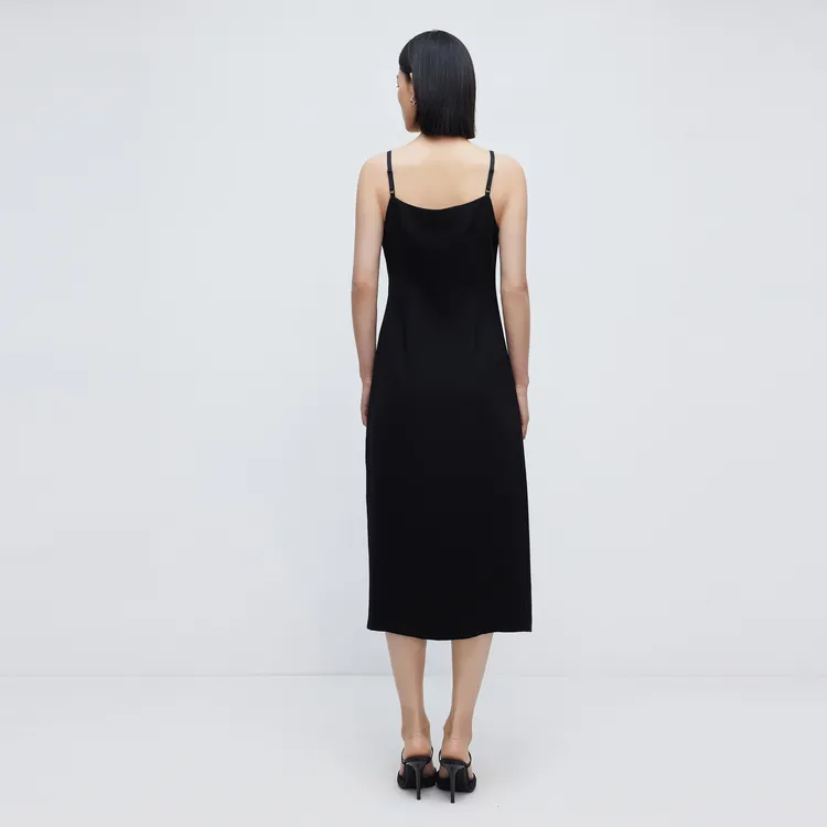 SHUIYUNJIAN Slip Dress Women's Black-5