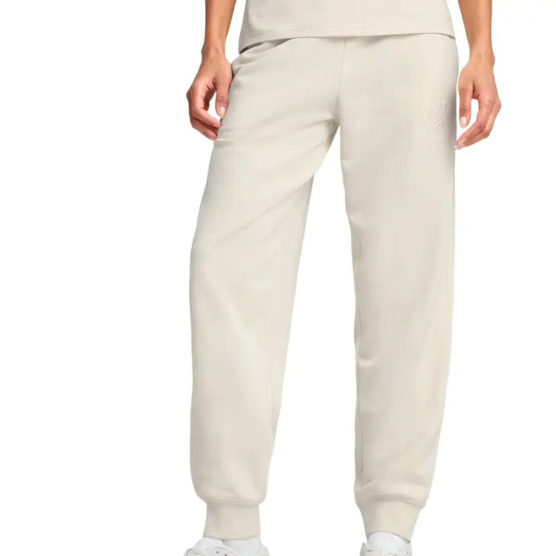 PUMA ESS Knitted Sweatpants Women's White-2