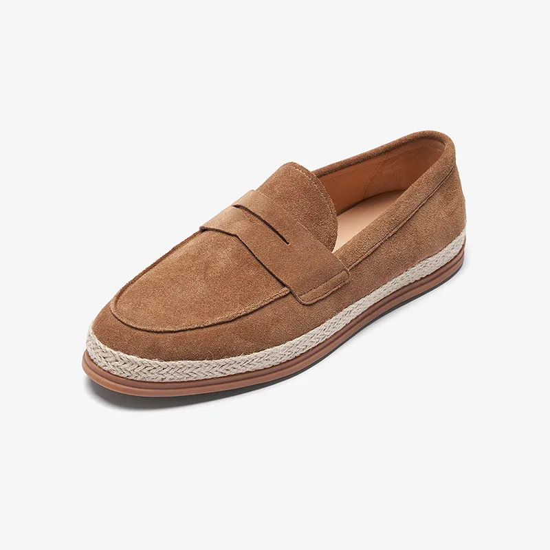 Le Saunda Loafers Men's Solid Color-5