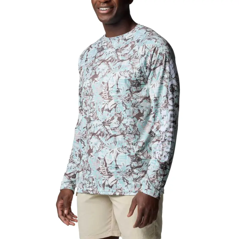 Columbia PFG Super Terminal Tackle T-Shirt Men's Blue-2