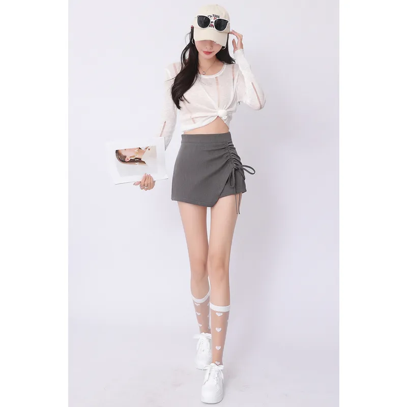 XIANSINIAO Casual Short Skirts Women's-1