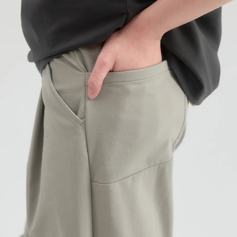 MYSAMESAME Casual Pants Unisex Black In Stock-3