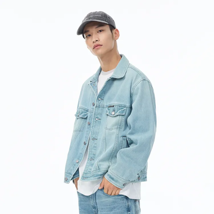 ABLE JEANS Jackets Coats Men's Light Azure-3