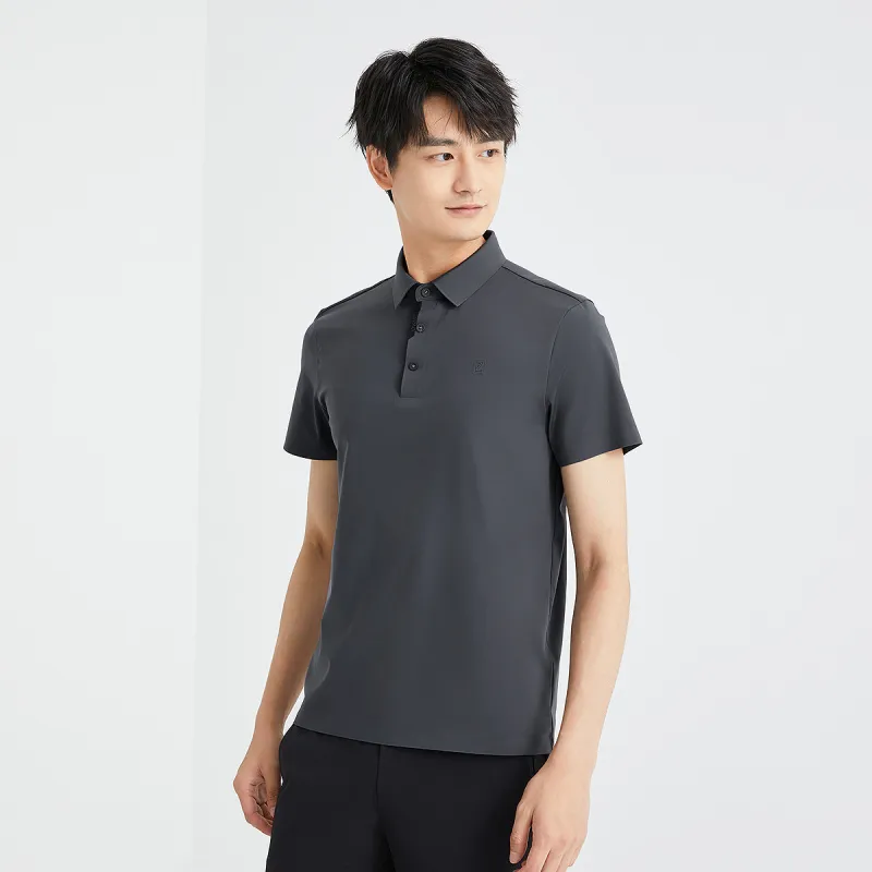 LESS IS MORE Polo Shirt Men's Smoke Gray 24XTX9392S-5