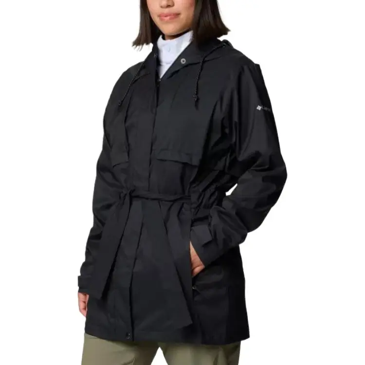 Columbia Pardon My Trench Jacket Women's Black-2