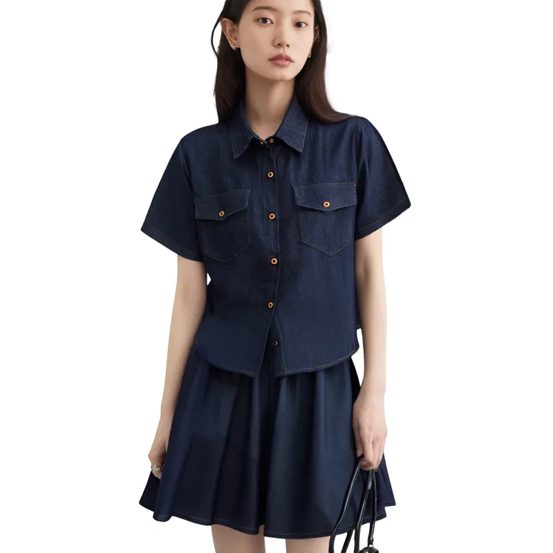 COMMA GIRL Casual Suit Women's Blue-2