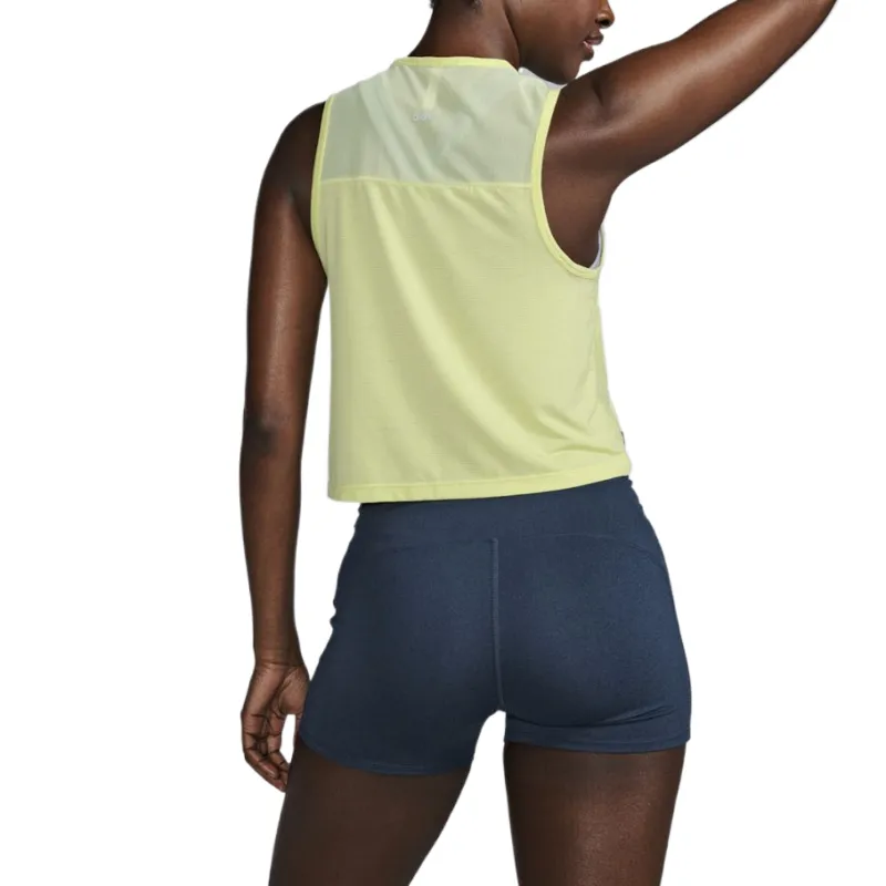Saucony Stopwatch Tank Top Women's Yellow-1