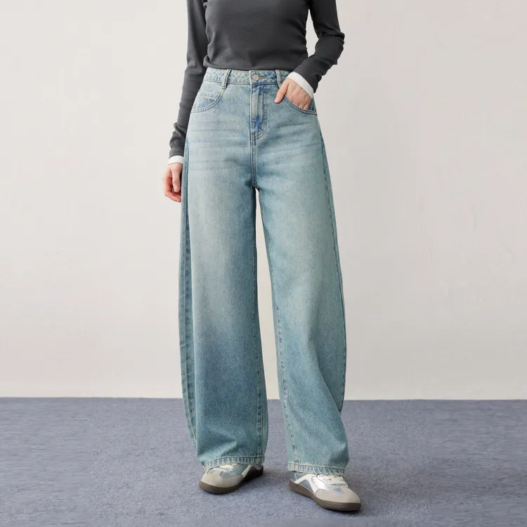 LEDIN Jeans Women's Light Denim Blue-2