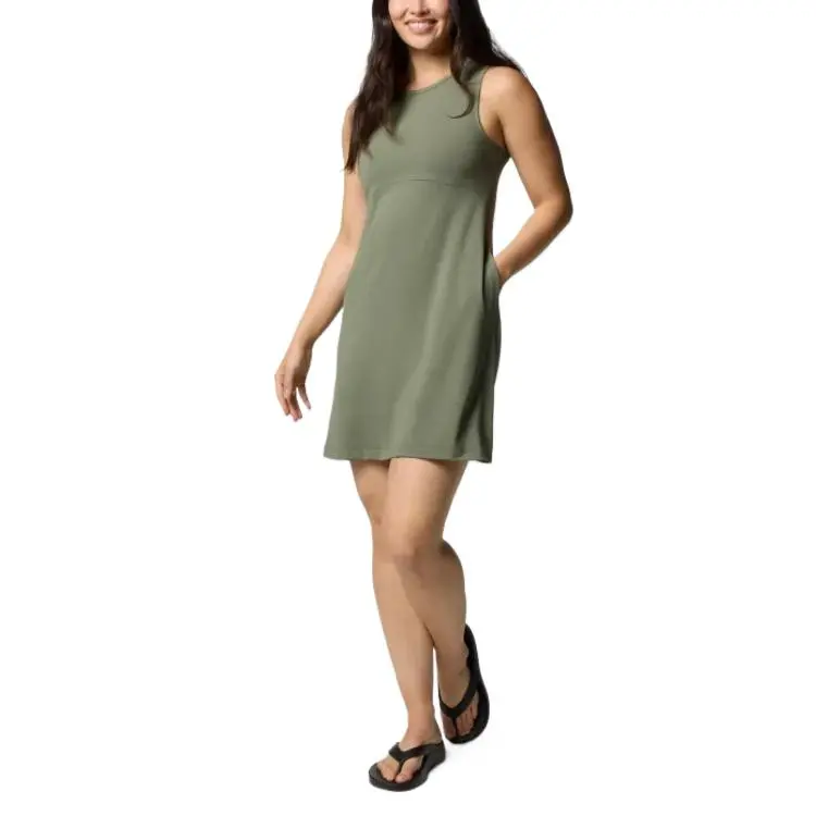 Columbia PFG Freezer Sleeveless Dress Women's Cypress Color-3