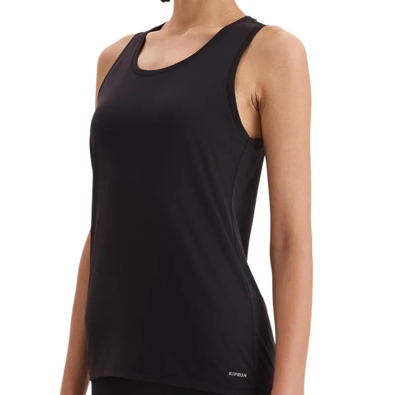 DECATHLON 100 Series Sport Vests Women's Smoky Black-1