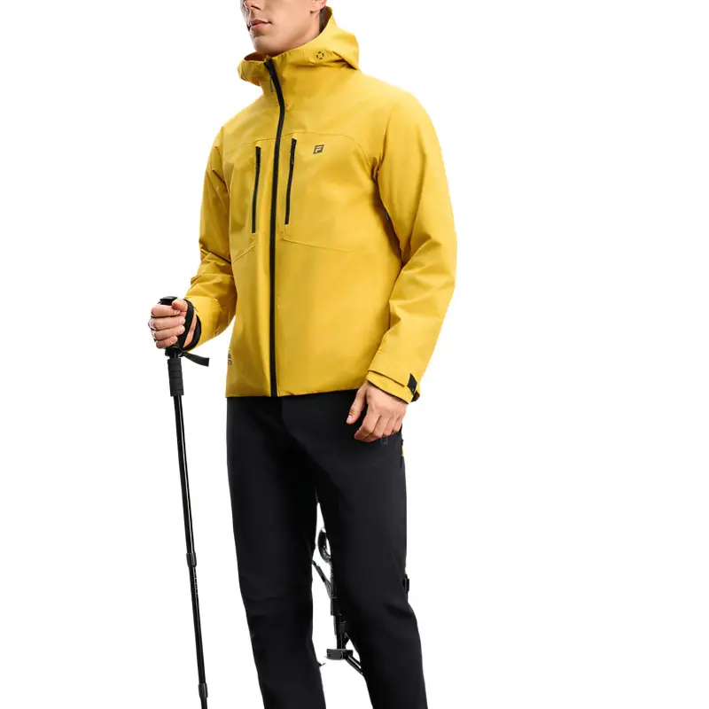 FILA Windbreaker Jacket Men's Strawflower Yellow YE-3