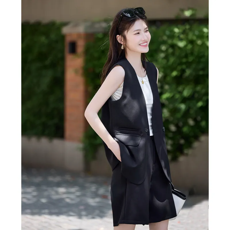 TERRE BLEUE Casual Suit Loose Fit Women's-2