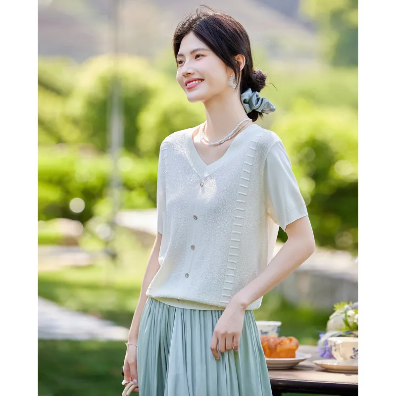 TERRE BLEUE Summer Knitwear Women's-5