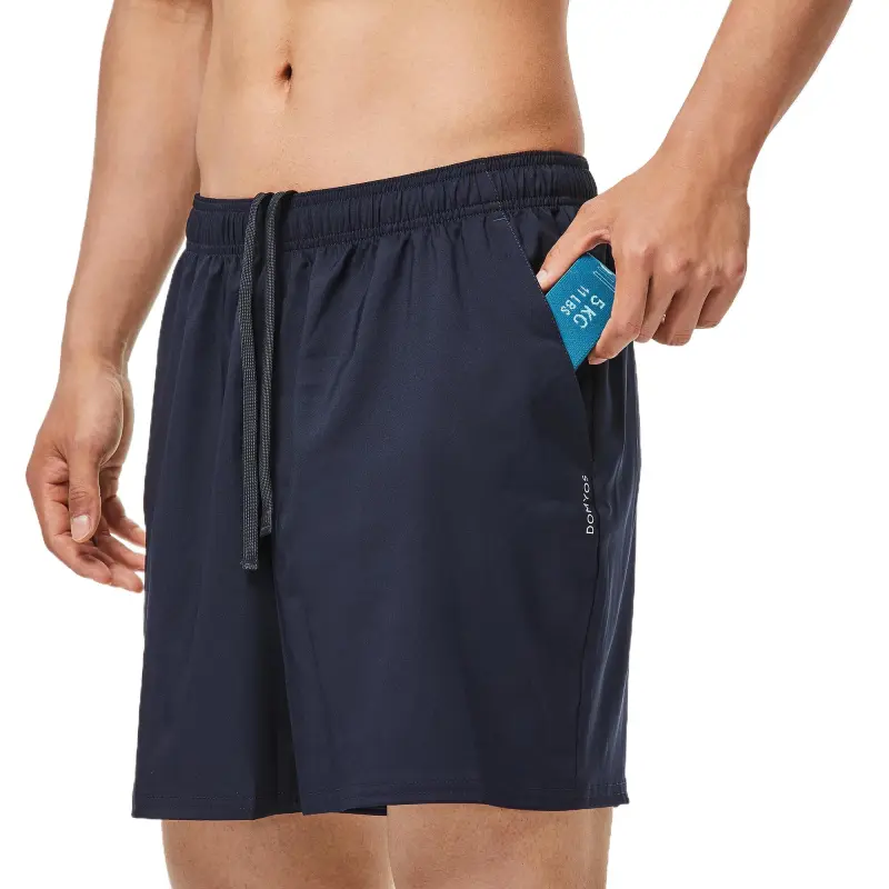 DECATHLON 100 Series DOMYOS FST Casual Shorts Men's Marine Blue-2