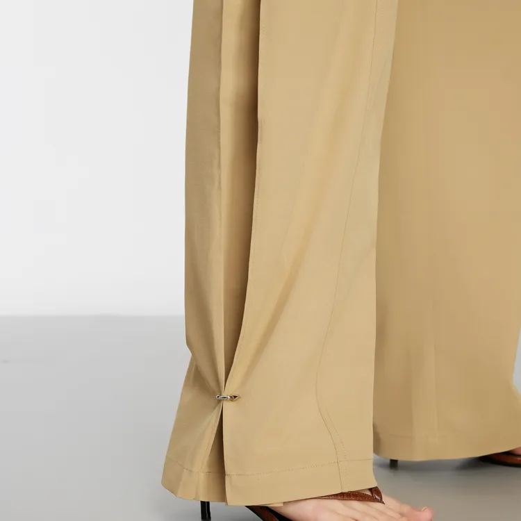 ELLE Casual Pants Women's Light Khaki-5