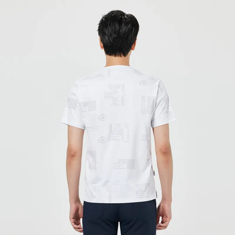 LESS IS MORE T Shirts Men Gray White 25XTX1021Y-5