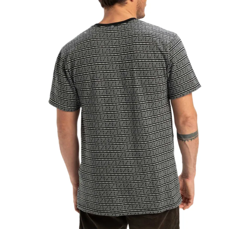 Quiksilver T Shirts Men Black KVJ6-3