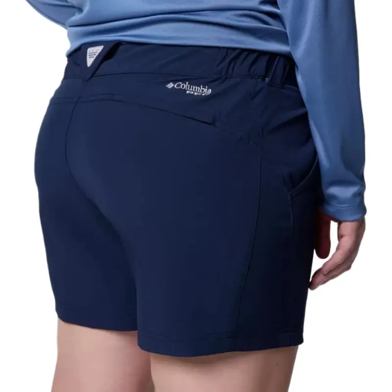 Columbia PFG Coral Point Casual Shorts Women's University Marine Blue-1
