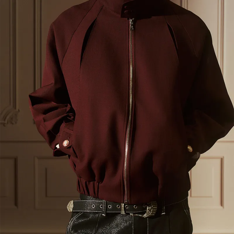 GLACIERBOY Jackets & Coats Unisex Burgundy-3