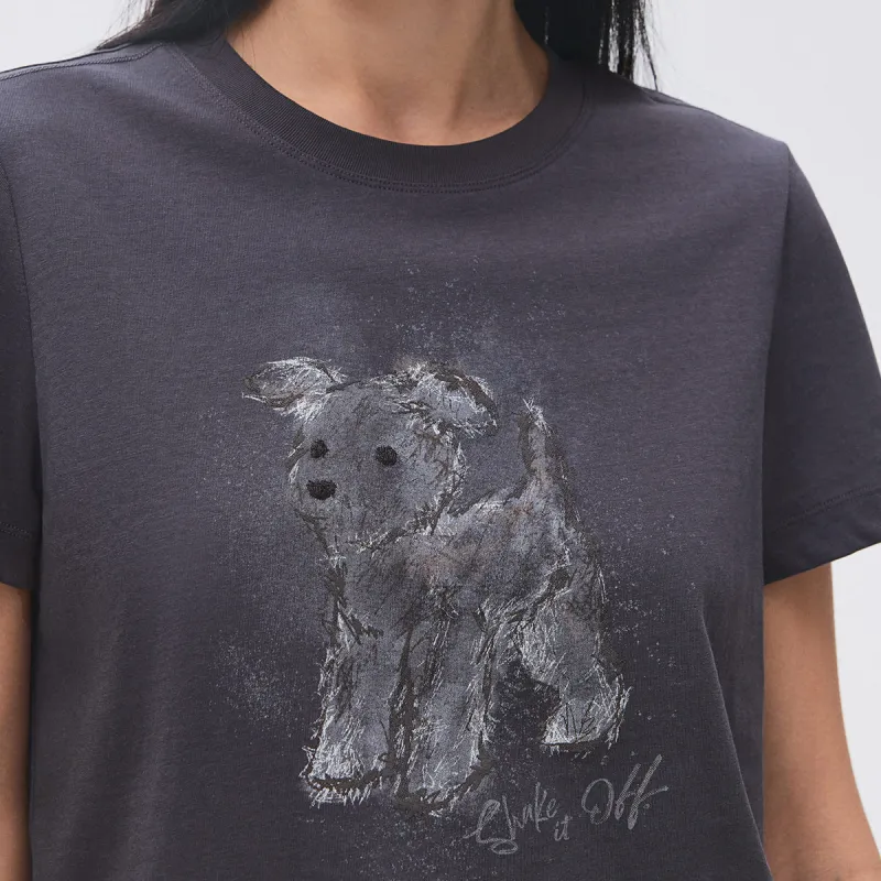 ONLY T Shirts Women's E40 Titanium Gray-5