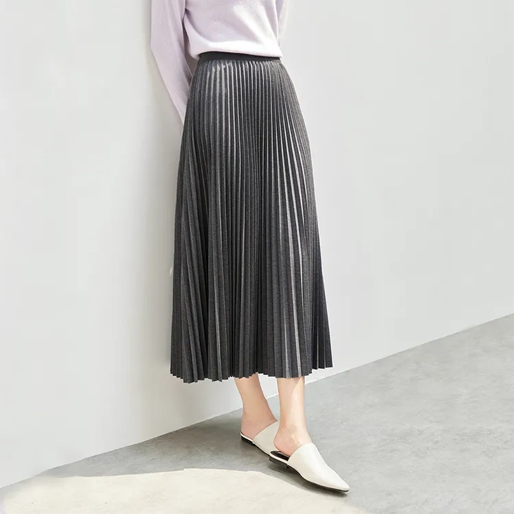 SENTUBILA Casual Long Skirts Women's-5