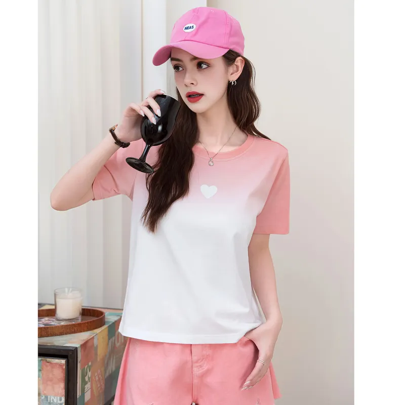 FAWENXIANGZI Summer Regular T Shirt Women's-6