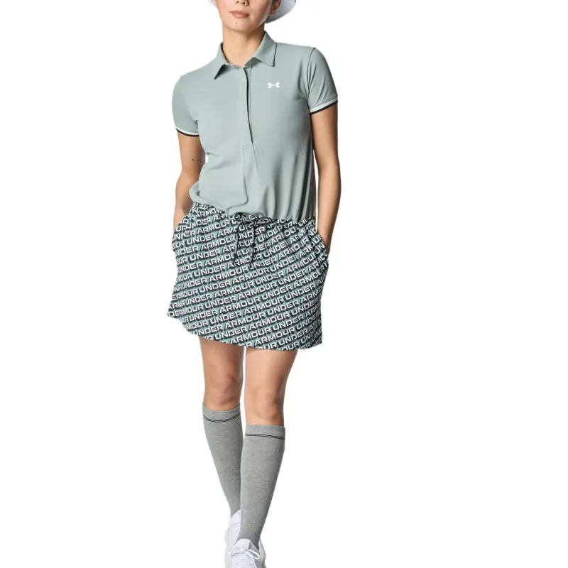 Under Armour Short Sleeved Dress Women's Green-2