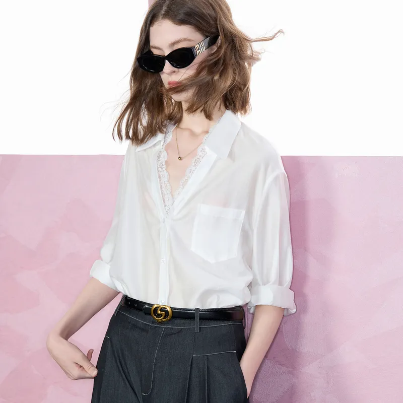 3COLOUR Shirt Women's Cloud White-6