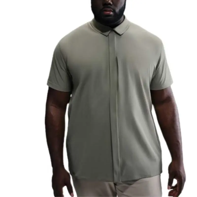 Nike 24.7 PerfectStretch Men's Dri FIT Short Sleeve Snap Down Top-1