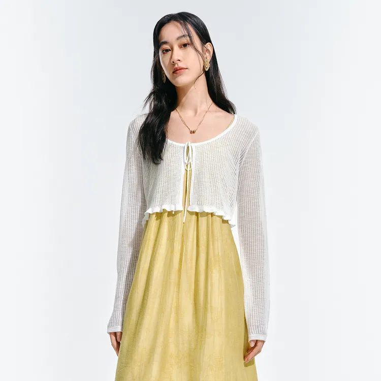 PEACEBIRD Knitwear Women's White-2